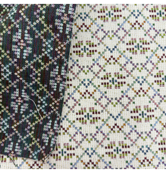 Tela de gobelino geométrico beige multicolor 1,40 m [product.brand] 1 - Tejidos Yasmina 