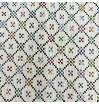 Tela de gobelino rombos multicolor 1,40 m [product.brand] 1 - Tejidos Yasmina 