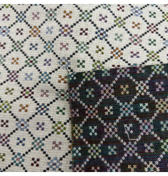 Tela de gobelino rombos multicolor 1,40 m [product.brand] 3 - Tejidos Yasmina 