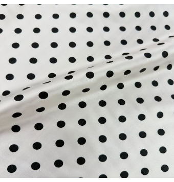 Satín Lunares Black & white [product.brand] 3 - Tejidos Yasmina 