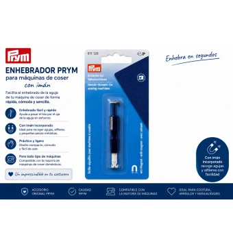 Enhebrador Prym para máquinas de coser con imán Prym 4 - Tejidos Yasmina 