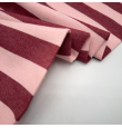 Tela Loneta Rayas Granate y Rosa [product.brand] 3 - Tejidos Yasmina 