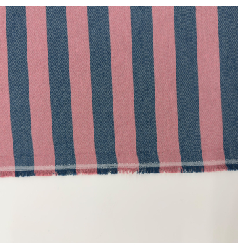 Tela Loneta Rayas Azul Marino y Rosa [product.brand] 2 - Tejidos Yasmina 