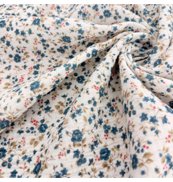 Tela Muselina Estampada Flores 2 [product.brand] 1 - Tejidos Yasmina 