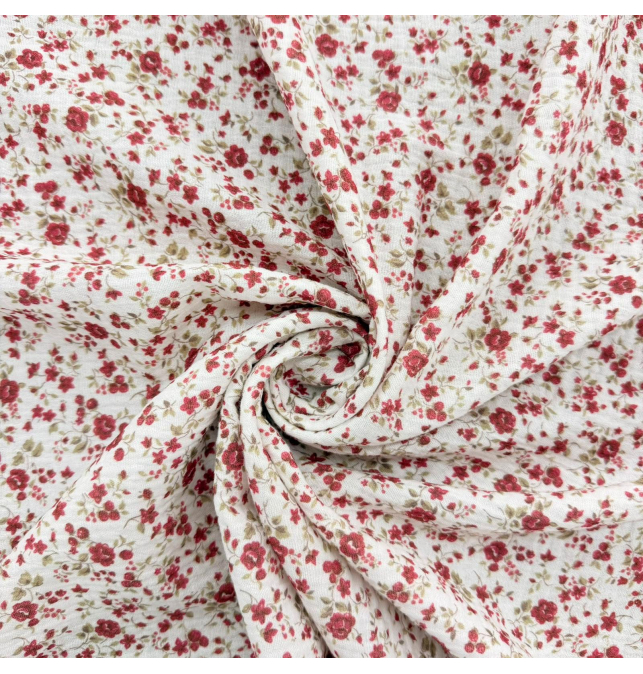 Tela Muselina Estampada Flores 2 [product.brand] 3 - Tejidos Yasmina 