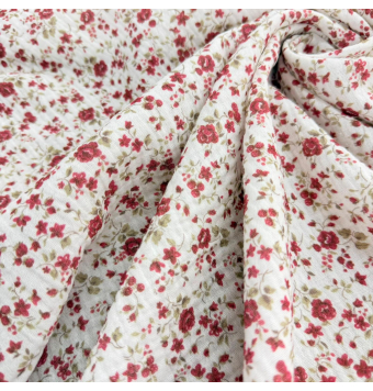 Tela Muselina Estampada Flores 2 [product.brand] 4 - Tejidos Yasmina 