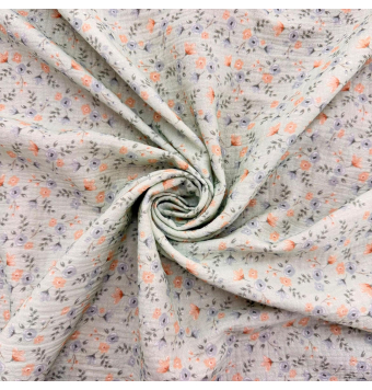 Muselina estampada floral 100% algodón [product.brand] 1 - Tejidos Yasmina 