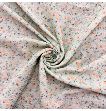 Muselina estampada floral 100% algodón [product.brand] 1 - Tejidos Yasmina 