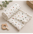 Tela de Muselina Algodon Hojas [product.brand] 1 - Tejidos Yasmina 