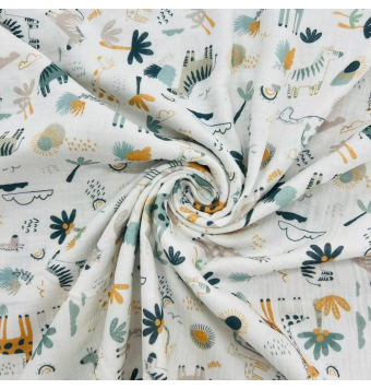 Muselina estampada Safari Adventure [product.brand] 1 - Tejidos Yasmina 