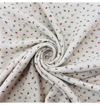 Muselina Flores De Colores [product.brand] 1 - Tejidos Yasmina 