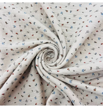 Muselina Flores De Colores [product.brand] 1 - Tejidos Yasmina 