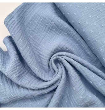 Tela de muselina Pulmeti Azul [product.brand] 1 - Tejidos Yasmina 