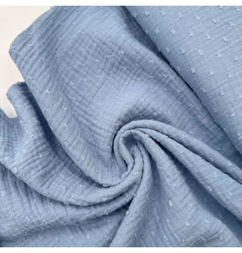 Tela de muselina Pulmeti Azul [product.brand] 1 - Tejidos Yasmina 