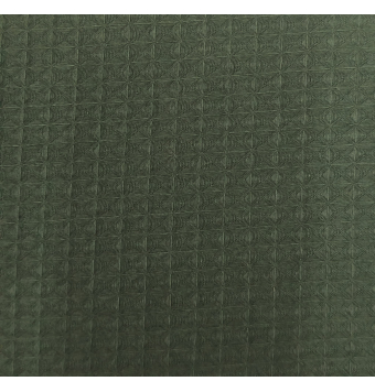 Waffle de Algodon-Verde Olivia [product.brand] 3 - Tejidos Yasmina 