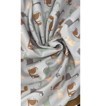 Tela Softshell Infantil Dinosaurios [product.brand] 1 - Tejidos Yasmina 