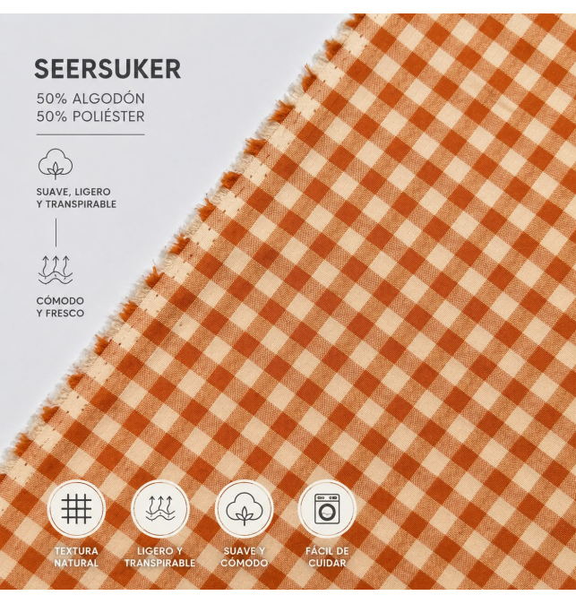 Tela Seersucker Vichy 5mm [product.brand] 12 - Tejidos Yasmina 